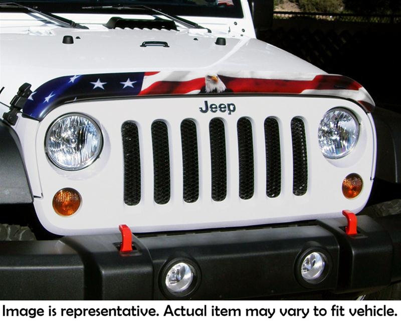Husky American Flag Hood Deflector 02-05 Dodge Ram Husky American Flag Hood Deflector 02-05 Dodge Ram
